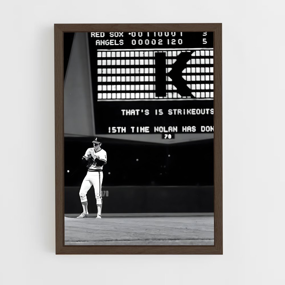 Poster Nolan ryan – affiche Baseball (vue 5)